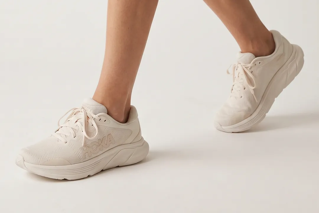 Walking with good posture and form